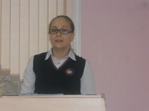 Выступление Ксении Беловой - защита проекта