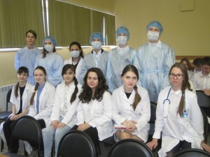 Будующие врачи 8а класса МБОУ СОШ №92